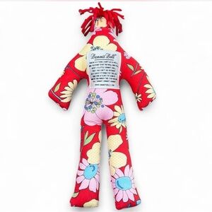 Dammit Doll Plush Toy - Red Floral
